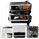 Chevy Silverado 1500 2019-2021 Black Headlights LED DRL Signals