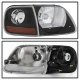 Ford F150 1997-2003 Black Headlights Corner Lights Set