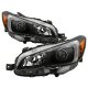 Subaru WRX 2015-2019 Black Projector Headlights