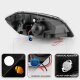 Pontiac G5 2007-2010 Black Projector Headlights LED DRL