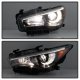 Infiniti Q50 2014-2017 Black Projector LED Headlights DRL