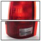 Chevy 3500 Pickup 1988-1998 Red Clear Tail Lights