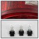Chevy 1500 Pickup 1988-1998 Red Clear Tail Lights