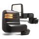 Chevy Silverado 1500 2019-2025 Towing Mirrors Smoked LED Lights Power Heated Glass