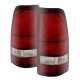 GMC Sierra 2500HD 2001-2006 Red Smoked Tail Lights