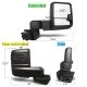 GMC Sierra 1500 2019-2025 Towing Mirrors Smoked LED Lights Power Heated Glass
