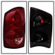Dodge Ram 2500 2006-2009 Red Clear Tail Lights