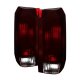 Ford Bronco 1989-1996 Red Smoked Tail Lights