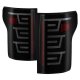 Ford F150 2015-2017 Black Smoked Custom LED Tail Lights