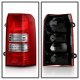 Jeep Patriot 2008-2013 Red Clear Tail Lights