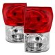 Toyota Tundra 2007-2009 Red Clear Tail Lights