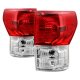 Toyota Tundra 2007-2013 Red Clear Tail Lights