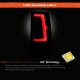 GMC Yukon XL 2007-2014 Black Smoked LED Tail Lights
