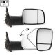 Dodge Ram 3500 2019-2022 Chrome Towing Mirrors Power Heated LED Lights