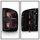 Chevy Silverado 2007-2013 Black LED Tail Lights
