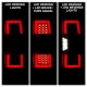 Chevy Silverado 2500HD 2007-2014 Black LED Tail Lights