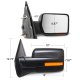 Ford F150 2007-2014 LED Sequential Signal Side Mirrors Power Heated