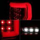 Ford F150 2004-2008 Red Clear LED Tail Lights