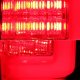 Ford F150 2009-2014 Red Clear LED Tail Lights