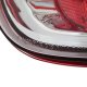 Ford F550 Super Duty 1999-2007 Red Clear LED Tail Lights Tube