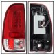 Ford F450 Super Duty 2008-2016 Red Clear LED Tail Lights