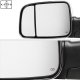 Dodge Ram 3500 2019-2022 Chrome Power Folding Towing Mirrors Smoked LED Lights