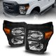 Ford F450 Super Duty 2011-2016 Headlights Black Chrome