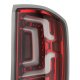 GMC Sierra 3500HD Dually 2015-2019 Red Clear LED Tail Lights