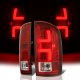 Dodge Ram 2007-2008 Red LED Tail Lights J2