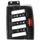 Ford Expedition 1997-2002 Black LED Tail Lights J2