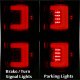 Ford F150 2009-2014 Red Clear LED Tail Lights