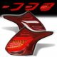 Ford Focus 2012-2014 Red Clear LED Tail Lights