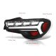 Subaru BRZ 2013-2020 Black LED Tail Lights Sequential Signals