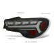 Toyota 86 2017-2020 Black Smoked LED Tail Lights Sequential Signals