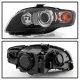 Audi A4 2006-2008 Black HID Projector Headlights