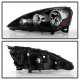 Acura RSX 2005-2006 Black Headlights