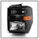 Ford E450 2008-2026 Black Headlights