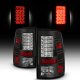 Dodge Ram 2500 2010-2018 Black LED Tail Lights