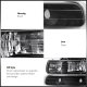 Chevy Suburban 2000-2006 Black Headlights Bumper Lights
