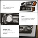 Chevy Avalanche Body Cladding 2002-2006 Black Headlights LED DRL