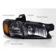 Oldsmobile Silhouette 1997-2004 Black Headlights Corner Lights