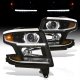 Chevy Suburban 2015-2020 Black Projector Headlights LED Bar