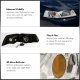Ford Mustang 1999-2004 Headlights LED DRL