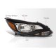 Ford Focus 2012-2014 Headlights Black Housings