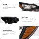 Ford Focus 2012-2014 Headlights Black Housings