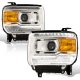 GMC Sierra 1500 2014-2015 Projector Headlights LED Signature DRL