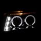 VW Passat 2001-2005 Clear Halo Projector Headlights with LED