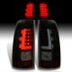Chevy Silverado 1500HD 2001-2002 Black Smoked LED Tail Lights
