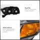 Honda Civic Coupe 2012-2013 Black Headlights