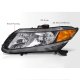 Honda Civic Coupe 2012-2013 Black Headlights